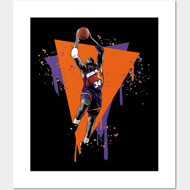 Shaquille O'Neal Wall Art by Ken Asahvey